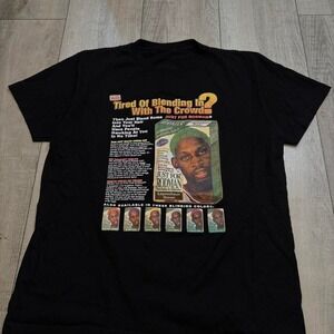 Vintage 90s Dennis Rodman black‎ graphic men's size L